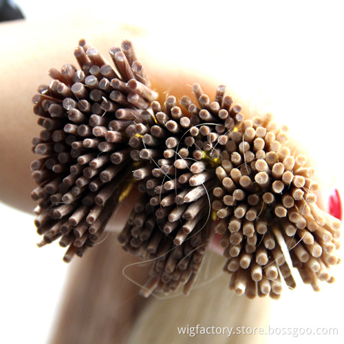 Best selling human hair i tip extensions,cuticle aligned hair human extension,cheap wholesale remy human hair extensions